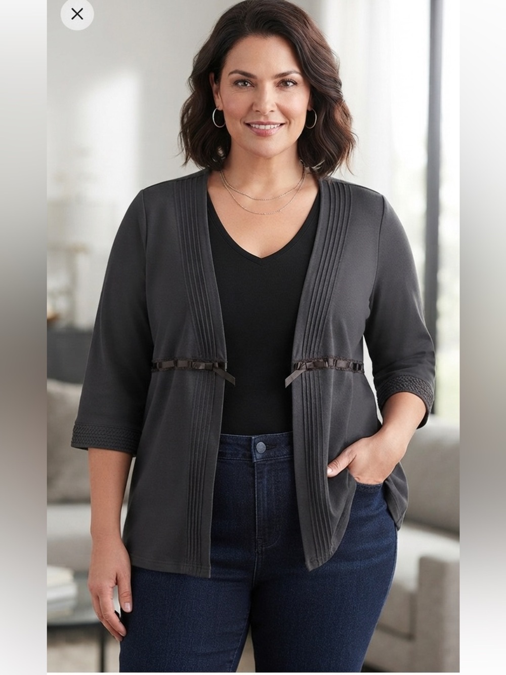 Romans cardigan size 1X. EUC - Picture 1 of 4